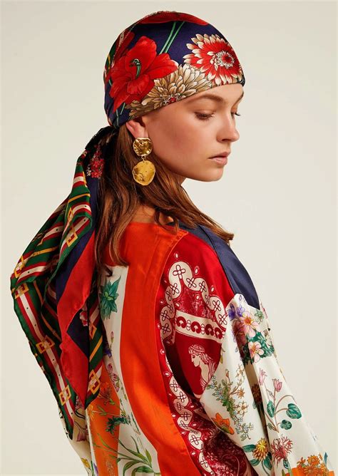 gucci model headscarf|gucci scarf century 21.